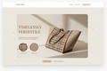 Create an elegant, soothing website block highlighting a rep-inspired Burberry reversible tote bag. The design should feel warm, calm, and beautifully understated. Use soft neutrals, gentle textures, and a clean layout that feels inviting—similar to a cozy boutique experience. Present the tote as a dependable, timeless everyday companion with subtle luxury and classic charm. Emphasize the reversible design as a simple, effortless way to switch up looks without fuss. Keep all language peaceful, friendly, and